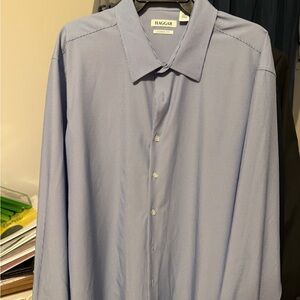 Haggar Men's Light Blue Dress Shirt